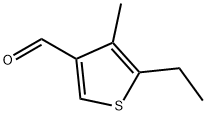 3-Thiophenecarboxaldehyde, 5-ethyl-4-methyl- (9CI) Struktur