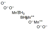 diboron trimanganese(2+) hexaoxide Struktur