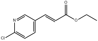 3-(6-CHLORO-PYRIDIN-3-YL)-ACRYLIC ACID ETHYL ESTER Struktur