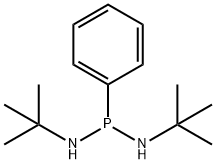 Di(tert-butylamino)phenylphosphine Struktur