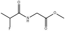 Glycine, N-(2-fluoro-1-oxopropyl)-, methyl ester (9CI) Struktur