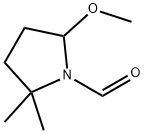 1-Pyrrolidinecarboxaldehyde, 5-methoxy-2,2-dimethyl- (9CI) Struktur