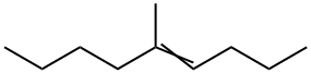 5-Methyl-4-nonene. Struktur