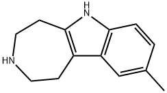 1,2,3,4,5,6-Hexahydro-9-methylazepino[4,5-b]indole Struktur