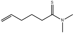 5-Hexenethioamide,  N,N-dimethyl- Struktur