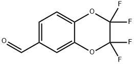 2,2,3,3-TETRAFLUORO-1,4-BENZODIOXENE-6-CARBALDEHYDE Struktur