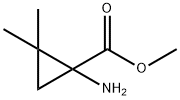 METHYL 1-AMINO-2,2-DIMETHYLCYCLOPROPANECARBOXYLATE Struktur