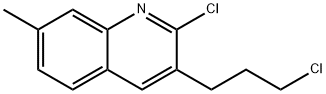 2-CHLORO-3-(3-CHLOROPROPYL)-7-METHYLQUINOLINE Struktur