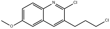 2-Chloro-3-(3-chloropropyl)-6-methoxyquinoline Struktur