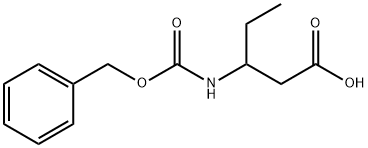 3-Cbz-aMinopentanoic acid Struktur