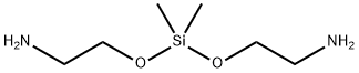 2-(2-aminoethoxy-dimethyl-silyl)oxyethanamine Struktur