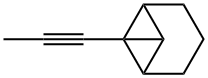 Tricyclo[4.1.0.02,7]heptane, 1-(1-propynyl)- (9CI) Struktur