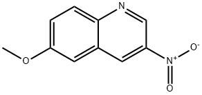 6-Methoxy-3-nitro-quinoline Struktur