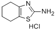 4,5,6,7-TETRAHYDRO-BENZOTHIAZOL-2-YLAMINE HYDROCHLORIDE Struktur