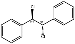 (1R,2S)-1,2-Dichloro-1,2-diphenylethane Struktur