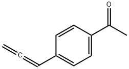 Ethanone, 1-[4-(1,2-propadienyl)phenyl]- (9CI) Struktur