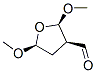 3-Furancarboxaldehyde, tetrahydro-2,5-dimethoxy-, [2R-(2alpha,3alpha,5alpha)]- (9CI) Struktur