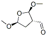 3-Furancarboxaldehyde, tetrahydro-2,5-dimethoxy-, [2R-(2alpha,3beta,5alpha)]- (9CI) Struktur