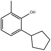 6-cyclopentyl-o-cresol  Struktur