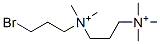 N-(3-Bromopropyl)-N,N,N'N',N'-pentamethyl-1,3-propanediammonium Struktur