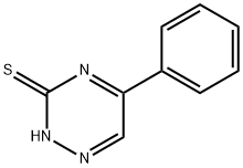 5-Phenyl-as-triazine-3-thiol Struktur