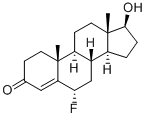 4-ANDROSTEN-6-ALPHA-FLOURO-17-BETA-OL-3-ONE Struktur