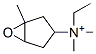 Trimethyl(1-methyl-6-oxabicyclo(3.1.0)hex-3-yl)methylammonium Struktur