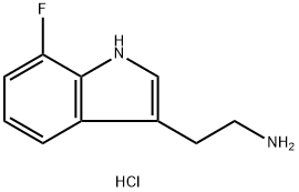 2-(7-FLUORO-1H-INDOL-3-YL)-ETHYLAMINE HYDROCHLORIDE Struktur