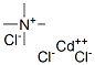 Tetramethylammonium cadmium trichloride Struktur