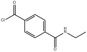 Benzoyl chloride, 4-[(ethylamino)carbonyl]- (9CI) Struktur