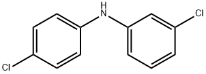 3-Chlorophenyl 4-chlorophenylamine Struktur