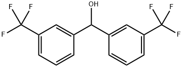 3,3'-BIS(TRIFLUOROMETHYL)BENZHYDROL Struktur