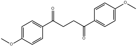 1,4-Bis(4-methoxyphenyl)butane-1,4-dione Struktur