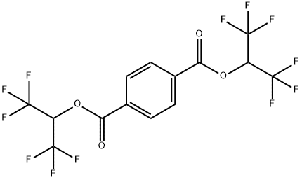 BIS(HEXAFLUOROISOPROPYL)TEREPHTHALATE Struktur