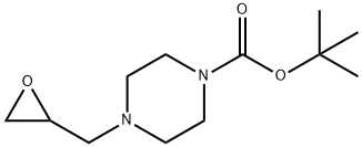 1-(2,3-Epoxypropyl)-4-tert-butoxycarbonylpiperazine Struktur