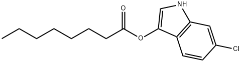 6-CHLORO-3-INDOXYL CAPRYLATE Struktur