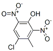 4-Chloro-3-methyl-2,6-dinitrophenol Struktur