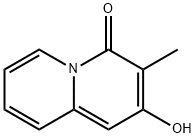 2-Hydroxy-3-methyl-quinolizin-4-one Struktur