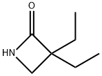 3,3-Diethylazetidin-2-one Struktur