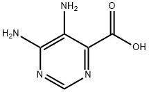 4-Pyrimidinecarboxylic  acid,  5,6-diamino- Struktur