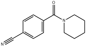 4-(Piperidinocarbonyl)benzonitrile Struktur