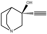 1-Azabicyclo[2.2.2]octan-3-ol, 3-ethynyl-, (3S)- (9CI) Struktur