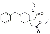 4,4-Piperidinediacetic acid, 1-(phenylMethyl)-, diethyl ester Struktur