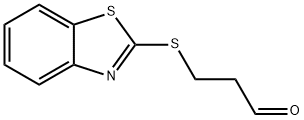 Propanal, 3-(2-benzothiazolylthio)- (9CI) Struktur