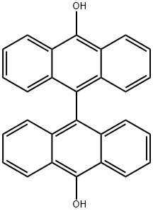 9,9'-Bi[anthracen-10-ol] Struktur