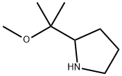 2-(2-Methoxypropan-2-yl)pyrrolidine Struktur