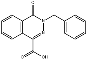 3-BENZYL-4-OXO-3,4-DIHYDRO-PHTHALAZINE-1-CARBOXYLIC ACID Struktur