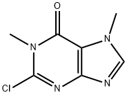 1,7-DIMETHYL-2-CHLORO-6-OXO-PURINE Struktur