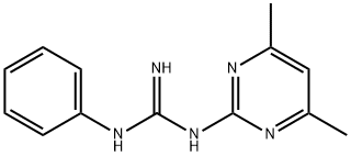 1-(4,6-DIMETHYL-2-PYRIMIDINYL)-3-PHENYLGUANIDINE Struktur