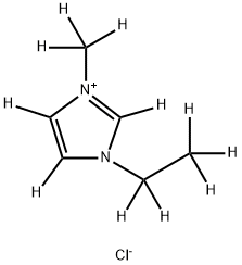 1-ETHYL-3-METHYLIMIDAZOLIUM CHLORIDE-D11 Struktur